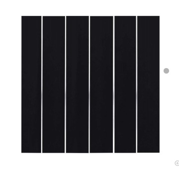 WholePanel 6mm Black with Silver Strip 200mm x 2700mm Pack of 5 Wall and Ceiling Panels