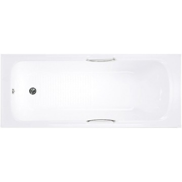 Alpha 1675 x 700 Shower Bath inc Grips