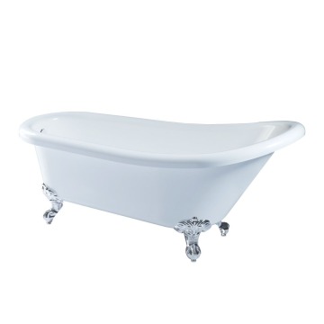 Traditional Roll Top Single Ended Slipper 1500x800 Bath Claw Feet