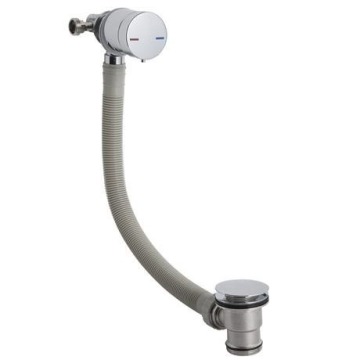 Single Lever Free Flow Bath Filler with Click Clack Waste