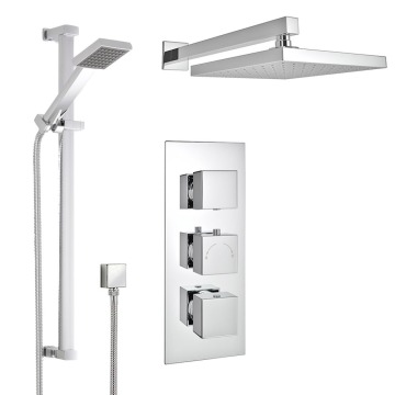 Tevez Square Thermostatic Shower Pack