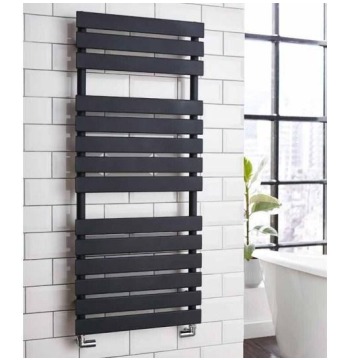 Carla 1185x500 Modern Anthracite Heated Towel Warmer