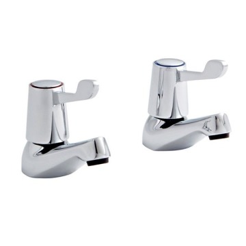 Lever Basin Taps Chrome