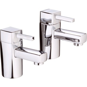 Serie Quadro Basin Taps Chrome