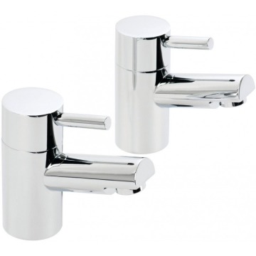 Juve Modern Chrome Basin Taps (Pair)